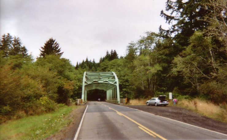 A bridge along the Siletz Highway